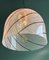 Lampada a sospensione vintage in vetro di Murano attribuita a Venini, anni '70, Immagine 11