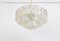 Murano Ice Glass Tube Chandelier attributed to Doria Leuchten, Germany, 1960s, Image 5