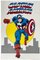 Captain America Poster, USA, 1980s, Image 1