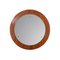 Mid-Century Italian Round Mirror in Teak and Brass attributed to Stilcasa Creazioni, 1960s, Image 10