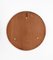 Mid-Century Italian Round Mirror in Teak and Brass attributed to Stilcasa Creazioni, 1960s, Image 8