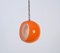 Orange Murano Glass Eclipse Pendant attributed to Nason for Mazzega, Italy, 1960s 7