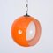 Orange Murano Glass Eclipse Pendant attributed to Nason for Mazzega, Italy, 1960s 13