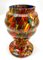 Kralik Pique Fleurs Vase, in Multi Color Decor with Grille, Late 1930s 2