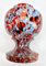 Kralik Pique Fleurs Vase in Mehrfarbigem Dekor mit Gitter, 1930er 9