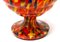 Mehrfarbige Pique Fleurs Vase mit Gitter, 1930er 10