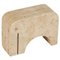 Travertine Elephant Sculpture / Bookend attributed to Fratelli Mannelli, Italy, 1970s 1