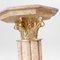Klassische Französische Säulentische aus Marmor, 2er Set 11