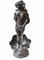 Característica del agua de la concha de la almeja del rococó femenino francés de la fuente de bronce, Imagen 16