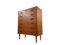 Vintage Danish Teak Chest of Drawers with Triangular Handles 3