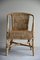 Vintage Wicker & Cane Armchair 3