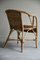 Vintage Wicker & Cane Armchair 4