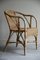 Vintage Wicker & Cane Armchair 1