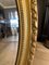 Antique French Napoleon III Oval Gold Gilt Mirror, 1880s, Image 7