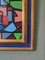 Bodegón geométrico, años 50, óleo sobre lienzo, enmarcado, Imagen 9