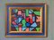 Geometric Still Life, 1950s, Oil on Canvas, Framed 1