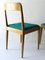 Mid-Century Walnut Dining Chairs attributed to Carl Auböck, Vienna, Austria, 1950s, Set of 4 12
