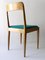 Mid-Century Walnut Dining Chairs attributed to Carl Auböck, Vienna, Austria, 1950s, Set of 4 9