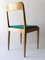 Mid-Century Walnut Dining Chairs attributed to Carl Auböck, Vienna, Austria, 1950s, Set of 4, Image 9
