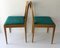 Mid-Century Walnut Dining Chairs attributed to Carl Auböck, Vienna, Austria, 1950s, Set of 4, Image 10