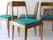 Mid-Century Walnut Dining Chairs attributed to Carl Auböck, Vienna, Austria, 1950s, Set of 4, Image 2