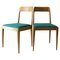 Mid-Century Walnut Dining Chairs attributed to Carl Auböck, Vienna, Austria, 1950s, Set of 4, Image 1