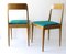 Mid-Century Walnut Dining Chairs attributed to Carl Auböck, Vienna, Austria, 1950s, Set of 4 5
