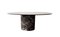 Postmodern Italian Black and White Marble Oval Dining Table, Italy, 1970s, Image 1