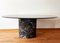 Postmodern Italian Black and White Marble Oval Dining Table, Italy, 1970s, Image 10