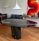 Postmodern Italian Black and White Marble Oval Dining Table, Italy, 1970s, Image 3