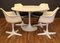 Tulip Dining Table with Chairs by Maurice Burke, 1960s, Set of 5 1