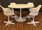 Tulip Dining Table with Chairs by Maurice Burke, 1960s, Set of 5 4