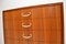Vintage Walnut Tallboy Chest of Drawers from Meredew, 1960s, Image 8