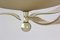Brass and Curved Glass Ceiling Light from ESC Zukov, 1940s, Image 18