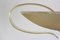 Brass and Curved Glass Ceiling Light from ESC Zukov, 1940s 3