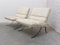 Modernist Lounge Chairs with Ottoman by Durlet, 1970s, Set of 3 12