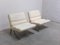 Modernist Lounge Chairs with Ottoman by Durlet, 1970s, Set of 3 3