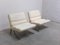 Modernist Lounge Chairs with Ottoman by Durlet, 1970s, Set of 3, Image 3