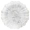 Mid-Century Round Clear Glass Scones, Image 3