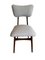Mid-Century Grey Dining Chairs, Europe, 1960s, Set of 6 2