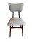 Mid-Century Grey Dining Chairs, Europe, 1960s, Set of 6, Image 2