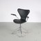 Sedia da scrivania girevole di Arne Jacobsen per Fritz Hansen, Danimarca, anni '50, Immagine 5