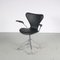 Swivel Desk Chair by Arne Jacobsen for Fritz Hansen, Denmark, 1950s 5