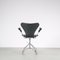 Swivel Desk Chair by Arne Jacobsen for Fritz Hansen, Denmark, 1950s 12