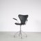 Swivel Desk Chair by Arne Jacobsen for Fritz Hansen, Denmark, 1950s 8