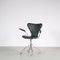 Chaise de Bureau Pivotante par Arne Jacobsen pour Fritz Hansen, Danemark, 1950s 16