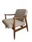 GFM-87 Armchair by Juliusz Kedziorek in Linen Upholsry, 1960s 17