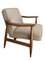 GFM-87 Armchair by Juliusz Kedziorek in Linen Upholsry, 1960s 3