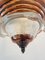Lámpara de araña francesa Art Déco de cobre, años 40, Imagen 9