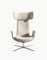 Large Light Grey Oddysey Headrest Armchair by Eugeni Quitllet 2